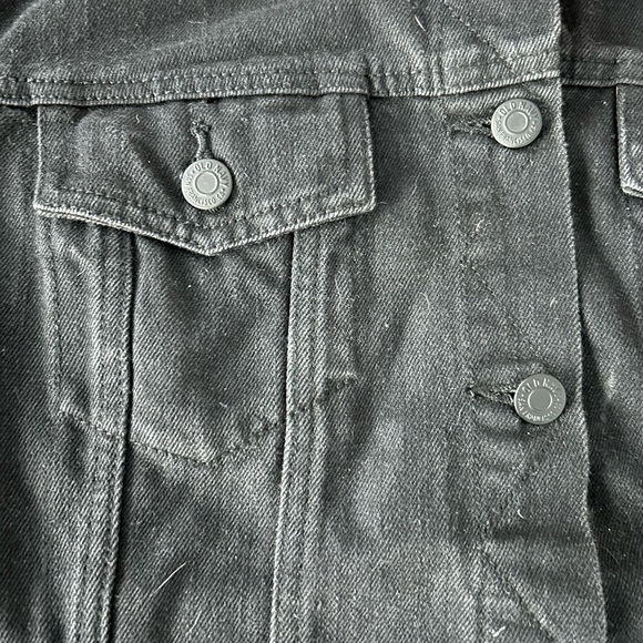 Black denim jacket - Picture 3 of 3